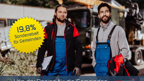 Zwei Männer in Arbeitskleidung
