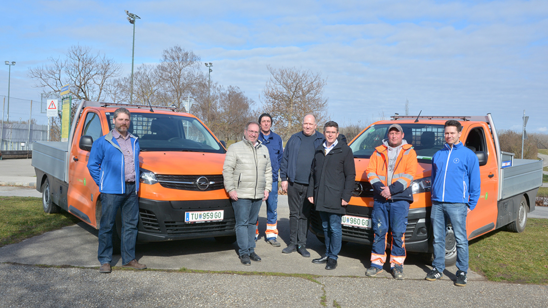 Bauhof Tulln künftig mit zwei elektrisch betriebenen Pritschen unterwegs