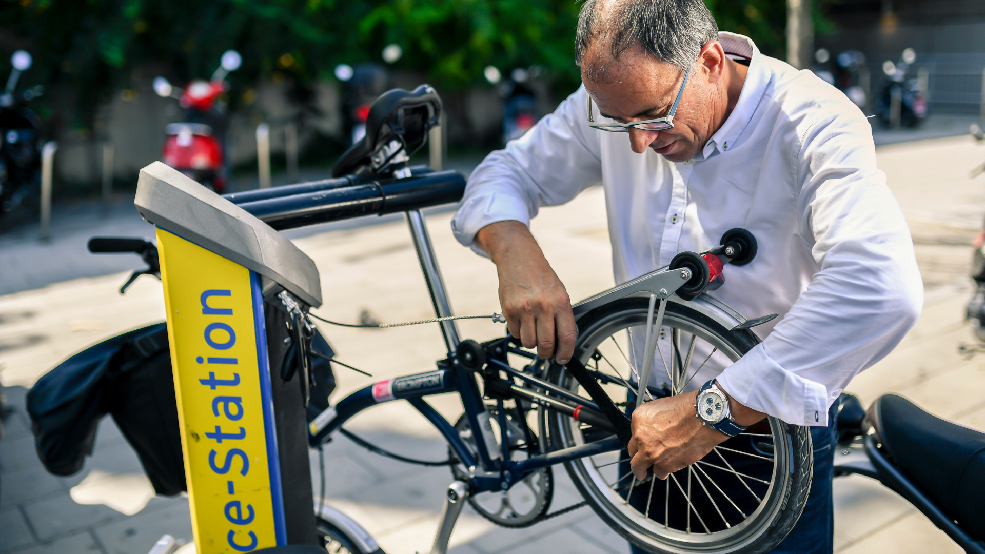 Fahrrad-Service-Station